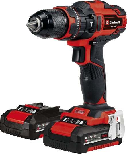 Einhell TE-CD 18/40 Slagbormaskin med 2x2,0 Ah Batteri og 40Nm Moment