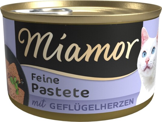 Miamor Paté 12 X 85 G Fjærkrehjerter
