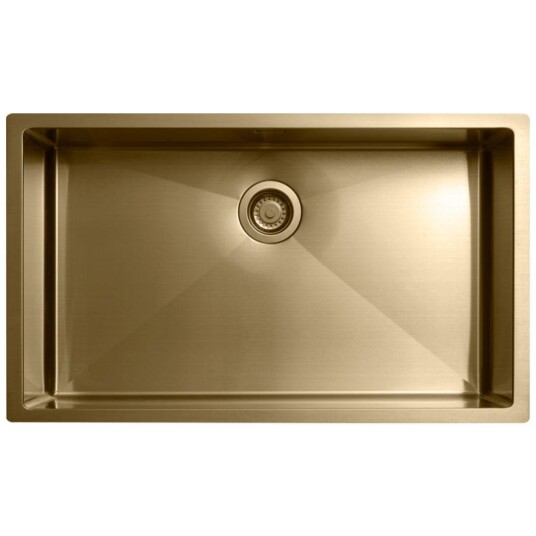 Tapwell Ta8040 PVD Kjøkkenvask B75xd45cm Messing (TA-9422653)