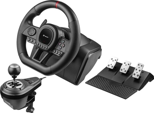 Tracer Simracer Ratt + Pedaler + Girspak PC PS3 PS4 Xbox 360 Xbox One Nintendo Switch TRAJOY47345