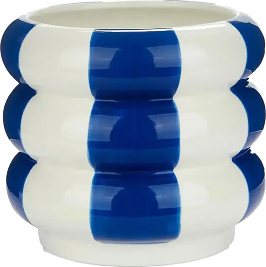 Balvi Keramik Urtepotte Flyder, Blå, 14.5 Cm - Blue - H:14.5CM Balvi Keramik Urtepotte Flyder, Blå, 14.5 Cm - Blue - H:14.5CM