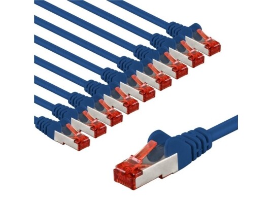 Goobay 66629 2 M Cat6 S/Ftp S-Stp Rj-45 Rj-45 Blå Röd Goobay 66629 2 M Cat6 S/Ftp S-Stp Rj-45 Rj-45 Blå Röd