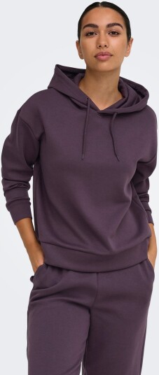 Only Play Onplounge Hood Ls Swt Noos Purple L