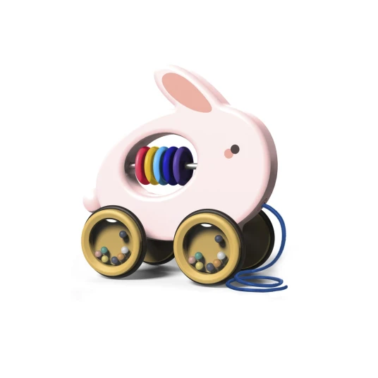 Scandinavian Baby Products Pull Along Rabbit Scandinavian Baby Products Pull Along Rabbit