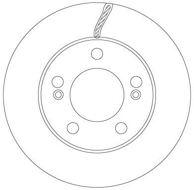 Bremseskive TRW DF6888