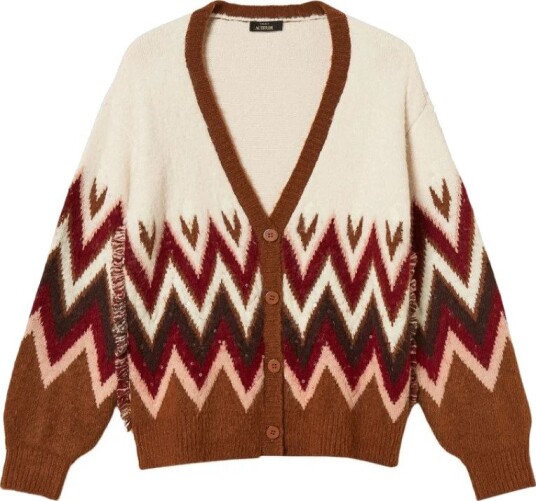 Twinset Dame Strikkevarer Brun XS,