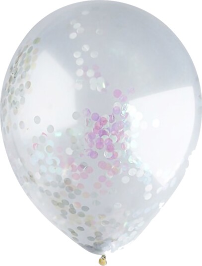 Club Green Hootyballoon Konfettiballonger Fargeskimrende 5-pakning HBMM108