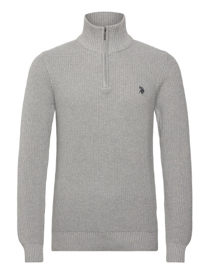 U.S. Polo Assn. Rafael Reg Hz Uspa M Knit - Grey - S U.S. Polo Assn. Rafael Reg Hz Uspa M Knit - Grey - S