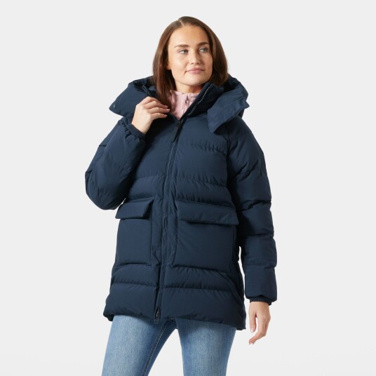 Helly Hansen Ellie Bobleparkas Dame Marineblå XL