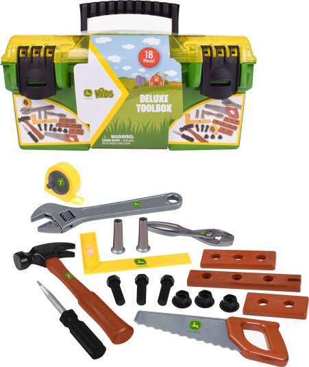 John Deere Deluxe Toolbox Multi/patterned One Size