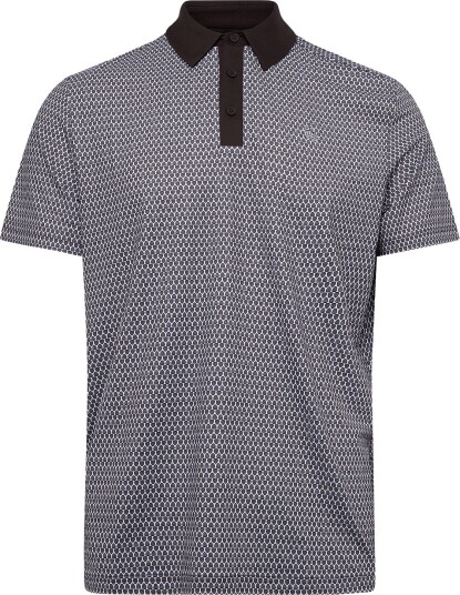Original Penguin Golf Guitar Pick Printed Polo   CHOCOLATE TORTE   XXL