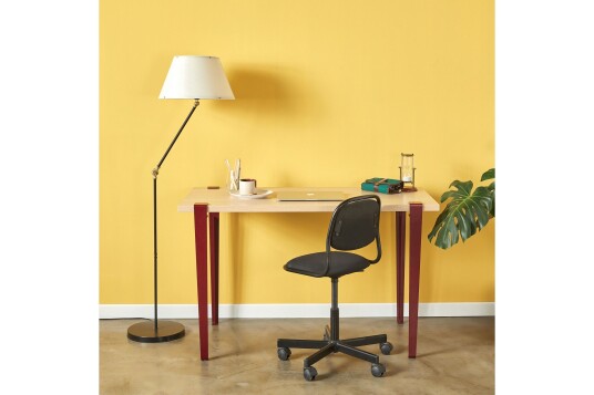 Eridanos Skrivebord 60x120 cm Mørk brun Hanah Home