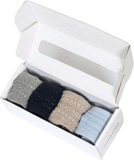 GoBabyGo Combo Box Cotton GREY/NAVY BLUE/SAND/SKY BLUE 23/26