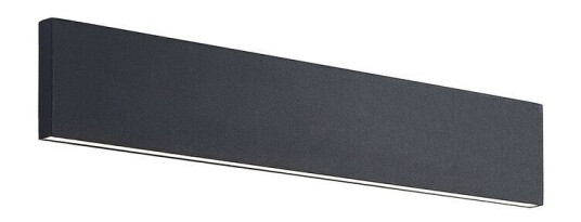 Lindby Ignazia LED-vegglampe, 47 cm, svart