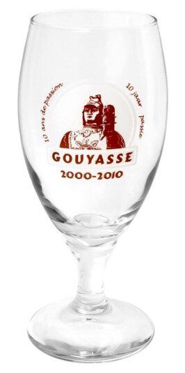 Gouyasse 10-årsjubileum ølglass