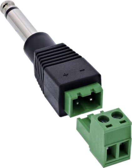 Inline 6,35 Mm Hodetelefonkontakt Til Terminalblokk Mono 2 Polet 92504M