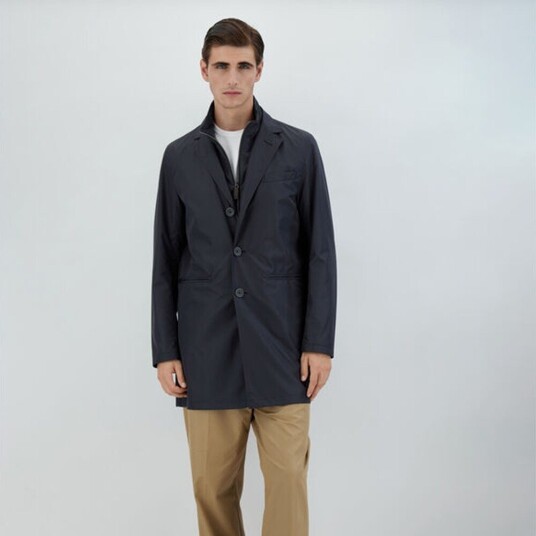 Herno Coat 58 blå herre