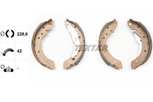 Bremsesko sett TEXTAR 91044000