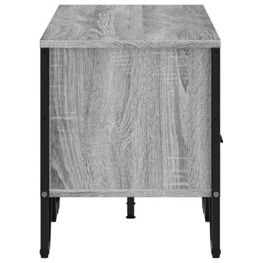 TV-benk grå sonoma 122x34x41 cm konstruert tre 848582 TV-benk grå sonoma 122x34x41 cm konstruert tre 848582