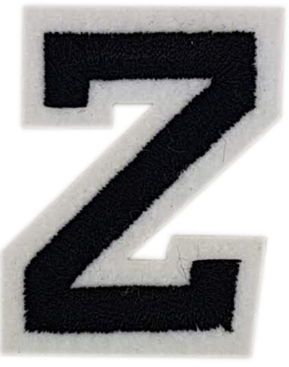 Dhg Bokstaven Z 5 cm Strykemerke