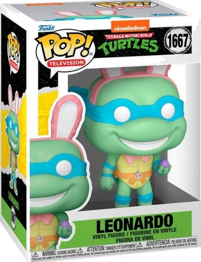 Northix Ninja Turtles Leonardo påskeegg leke samleobjekt