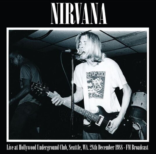 Nirvana Live At Hollywood Underground Club, Seattle, WA. 28th December 1988 FM Broadcast LP/Vinyl