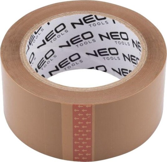 NEO Tools 56-057 Pakketape 50 mm X 100 m Brun