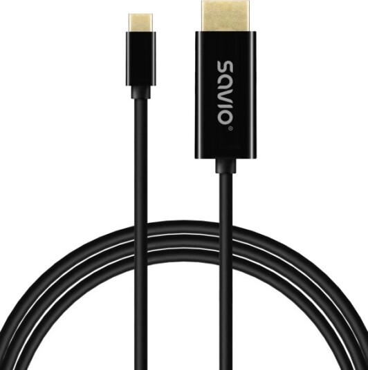 Savio Cl-190 Usb-C Til Hdmi-Kabel 30 Hz 1 M Plast
