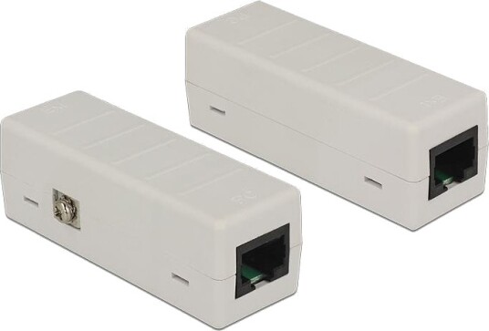 Delock Network Isolator 6kV RJ45 with PoE Overspenningsvern Delock Network Isolator 6kV RJ45 with PoE Overspenningsvern