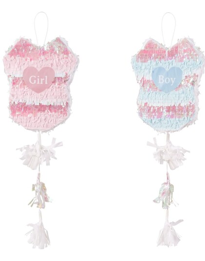 Pinata 30x35x8 cm Boy or Girl Bodyformet Gender Reveal