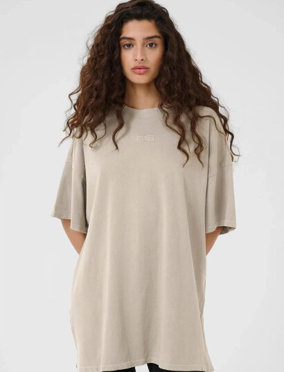 Gestuz Jiogz Oversize Tee - Grey - L Gestuz Jiogz Oversize Tee - Grey - L