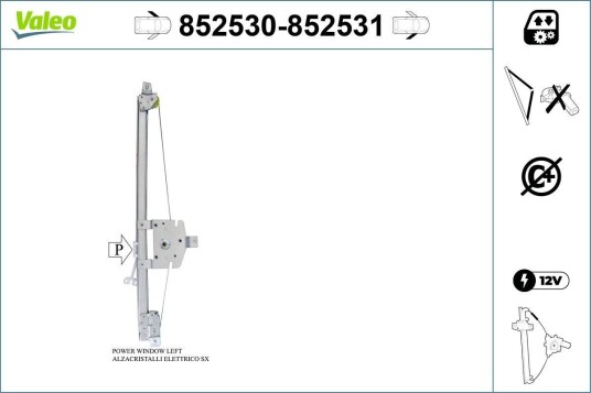 Vindusheis VALEO 852530
