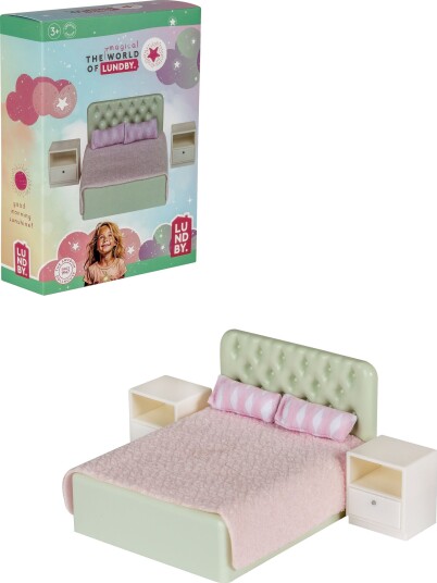 Lundby Dukkehustilbehør Soverom Basic