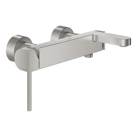 Grohe Plus badekarbatteri Supersteel Grohe Plus badekarbatteri Supersteel