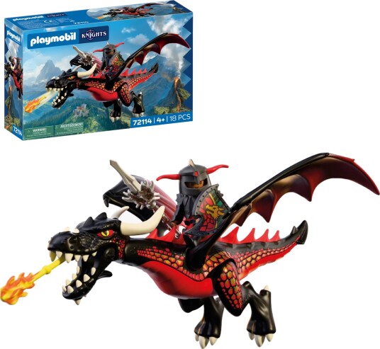 Playmobil Sort Drage Byggeleker Flerfarget 72114