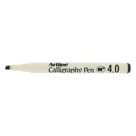 Artline 244 Kalligrafipenn 4,0 mm Svart