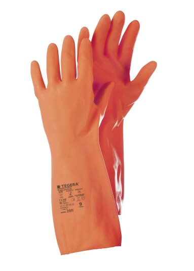Tegera 2311 Kjemikaliehansker latex neopren 7 Klær