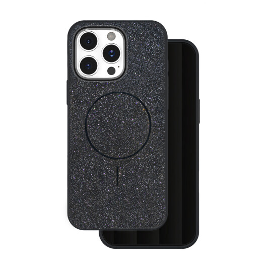 TFO Glitter Thin Mag Deksel for iPhone 17 Air Svart