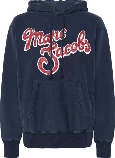 Marc Jacobs Marc Logo Hoodie   NAVY MULTI   M