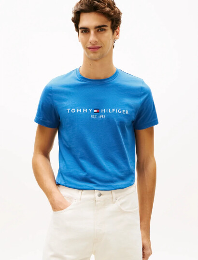 Tommy Hilfiger Tommy Logo Tee Blue XXL