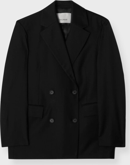 House Of Dagmar Classic Wool Blazer Black 38