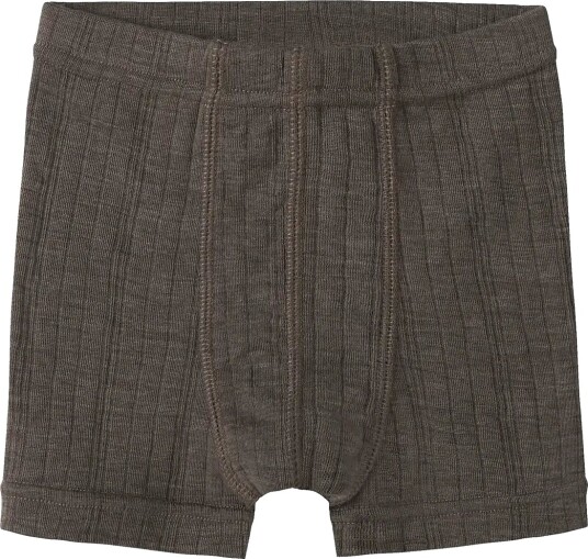 Name It Nmmwang Wool Needle Boxer Noos Brown 116