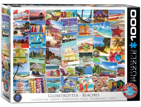 Eurographics Puslespill 1000 Brikker Globe Trotter