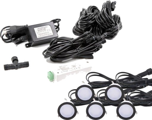 Light By Juhl Cosmos undergrunnsspotlight Zigbee svart 5 pk
