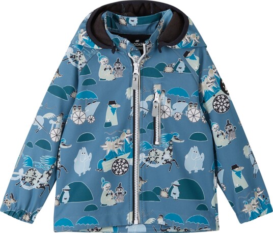 Reima Softshell Jacket Moomin Vantti Blue 98 Reima Softshell Jacket Moomin Vantti Blue 98