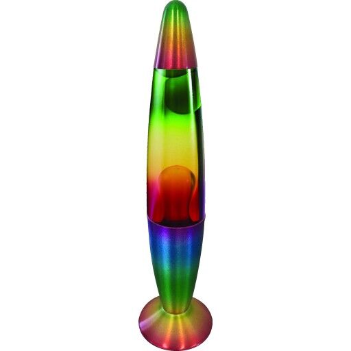 Veli Line regnbue lavalampe multicolor 35 cm Veli Line regnbue lavalampe multicolor 35 cm