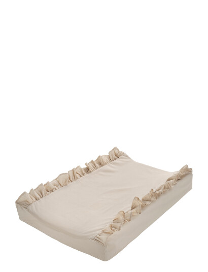 Borganäs of Sweden Changing Bed Cover Ruffle Sand Beige 50x70 cm