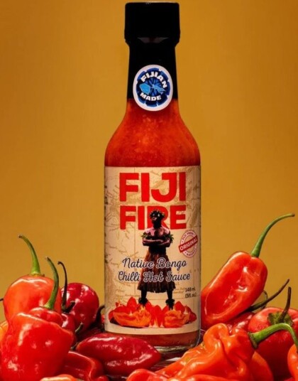 Fiji Fire Native Bongo Chilli Hot Sauce Sterk Chilisaus 148 ml Fiji Fire Native Bongo Chilli Hot Sauce Sterk Chilisaus 148 ml