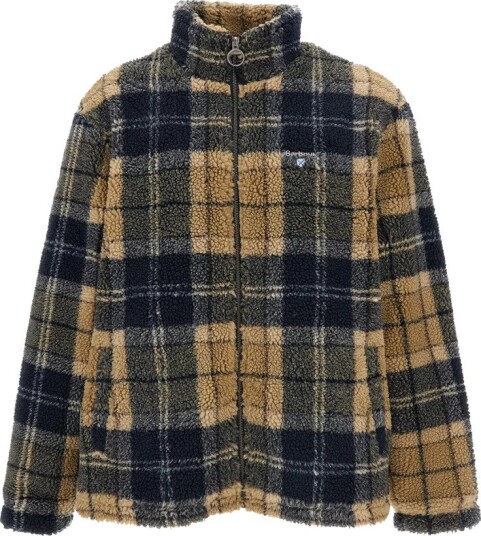 Barbour Barbour Tartan Fleece Zip Through Sweatshirt BIRCHWOOD DRESS TARTAN M Barbour Barbour Tartan Fleece Zip Through Sweatshirt BIRCHWOOD DRESS TARTAN M