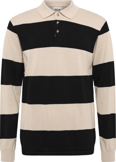 Solid Sdrue Polo Black L